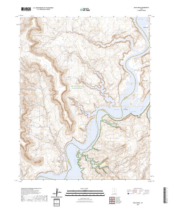 Nasja Mesa topographic map thumbnail