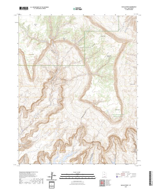 Navajo Point topographic map thumbnail