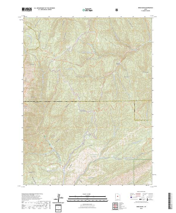 Nebo Basin 2023 topographic map thumbnail