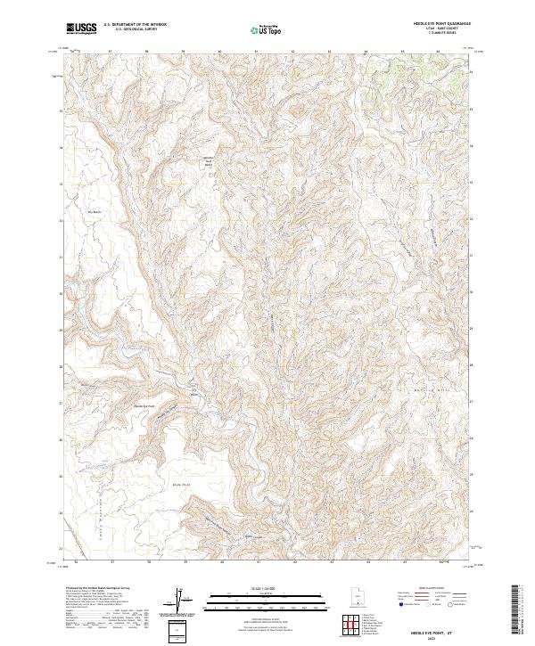 Needle Eye Point 2023 topographic map thumbnail