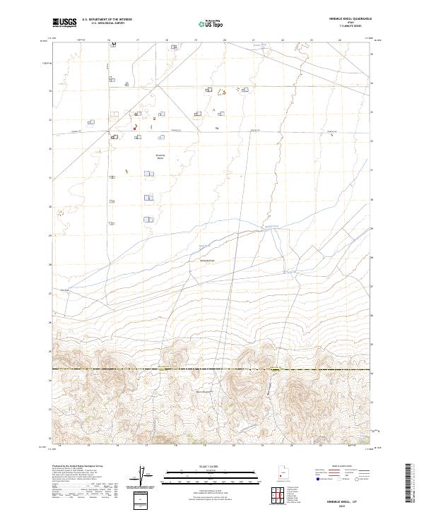 Ninemile Knoll topographic map thumbnail