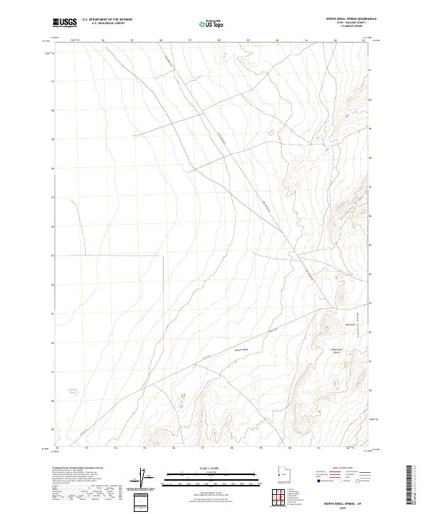 North Knoll Spring topographic map thumbnail
