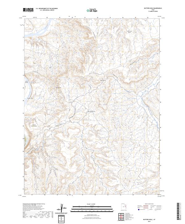 Nutters Hole 2023 topographic map thumbnail