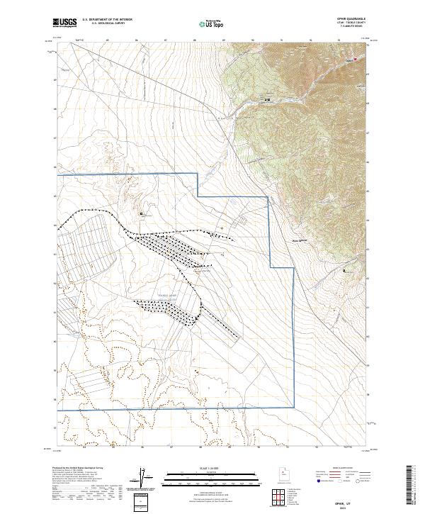 Ophir 2023 topographic map thumbnail