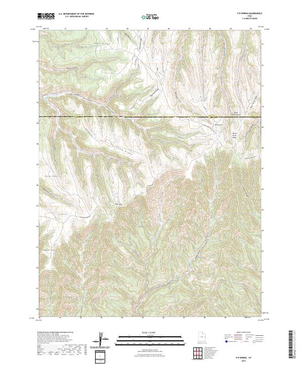 P R Spring topographic map thumbnail