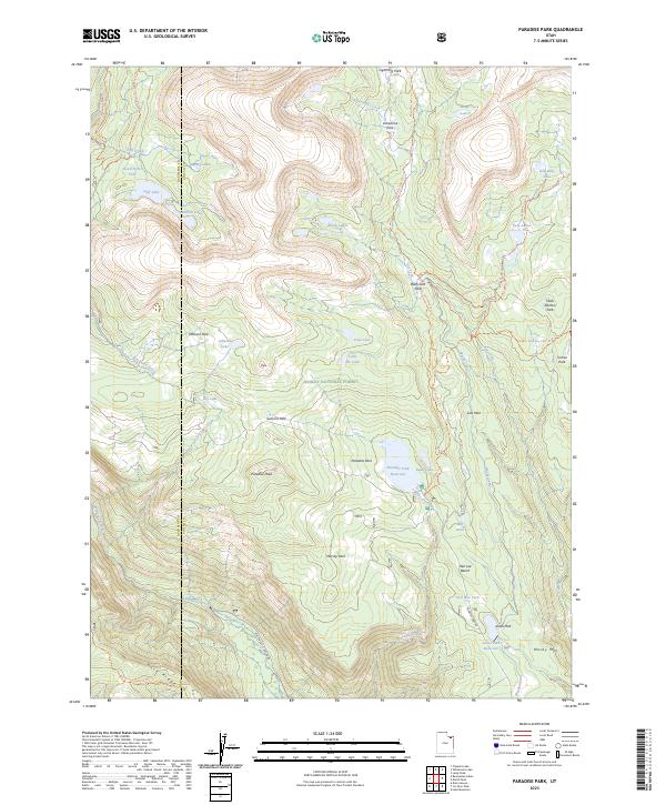 Paradise Park topographic map thumbnail