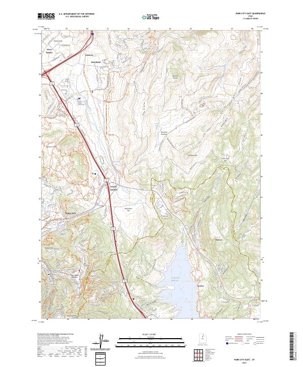 Park City East topographic map thumbnail