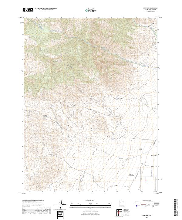 Partoun topographic map thumbnail