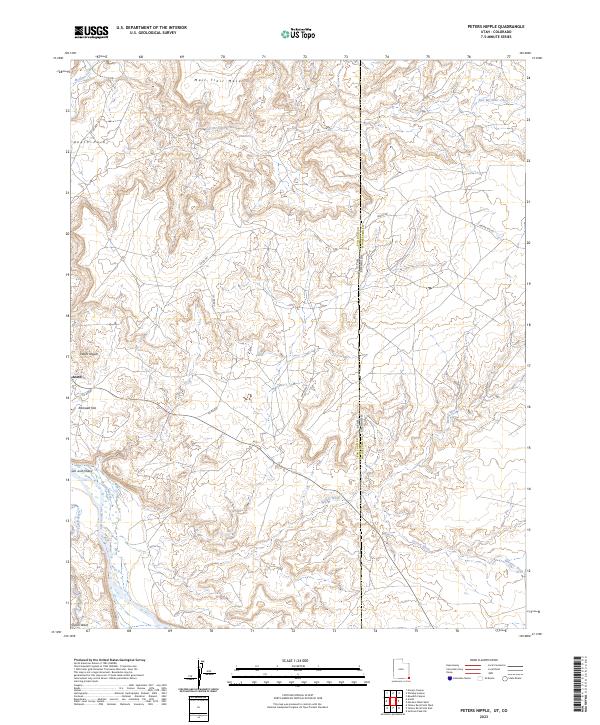 Peters Nipple 2023 topographic map thumbnail