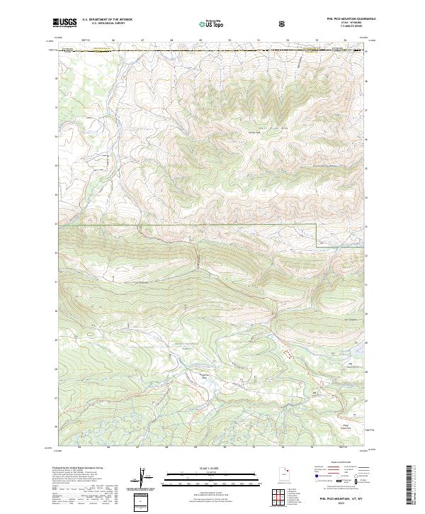Phil Pico Mountain topographic map thumbnail