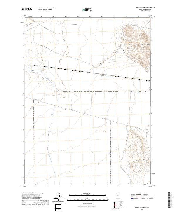 Pigeon Mountain topographic map thumbnail
