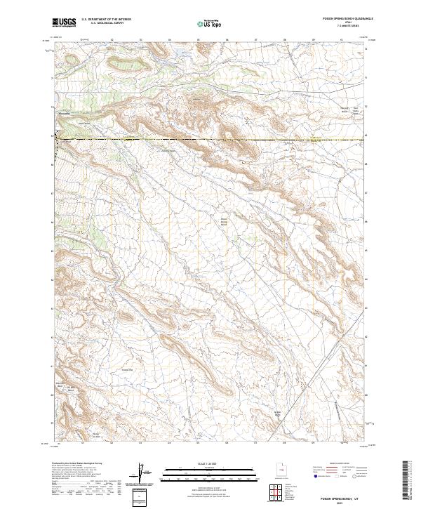 Poison Spring Bench topographic map thumbnail