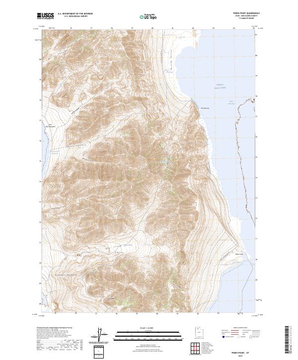 Pokes Point topographic map thumbnail