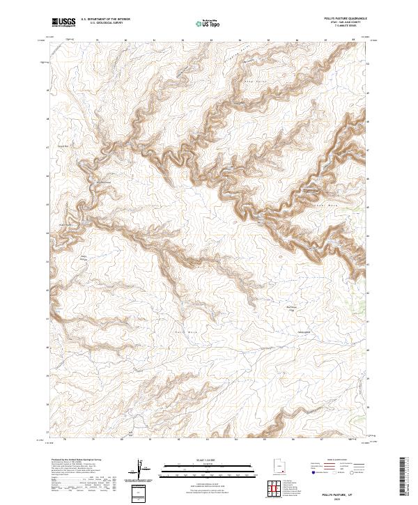 Pollys Pasture 2023 topographic map thumbnail