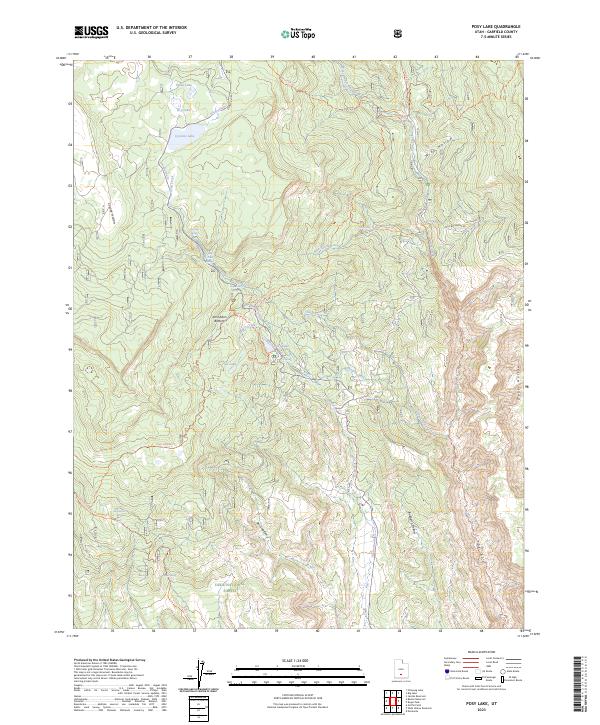 Posy Lake topographic map thumbnail