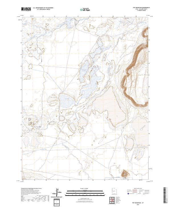 Pot Mountain 2023 topographic map thumbnail