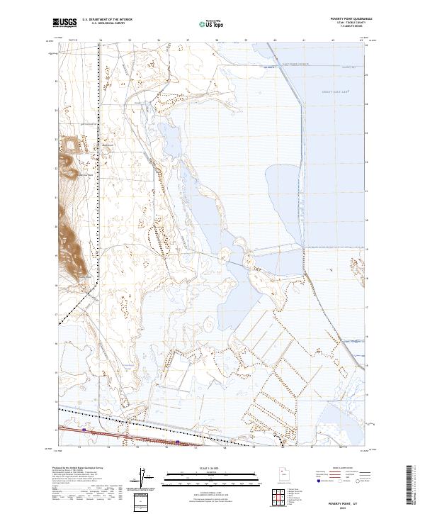 Poverty Point 2023 topographic map thumbnail