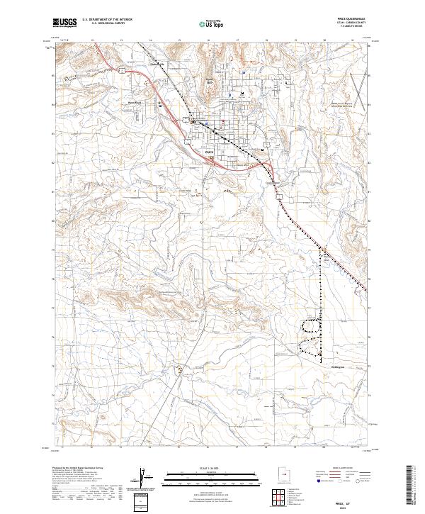 Price topographic map thumbnail