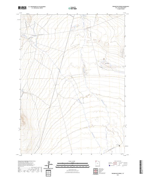 Prohibition Spring topographic map thumbnail