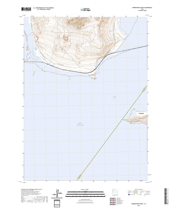 Promontory Point topographic map thumbnail