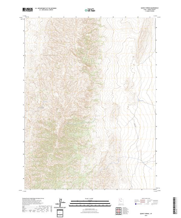 Quincy Spring 2023 topographic map thumbnail