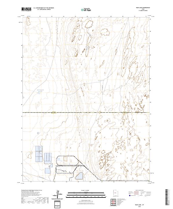Rain Lake topographic map thumbnail