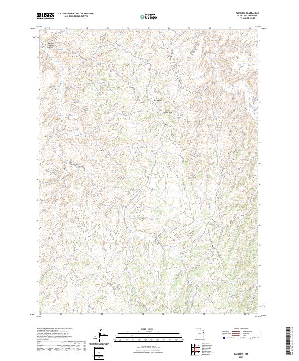 Rainbow topographic map thumbnail
