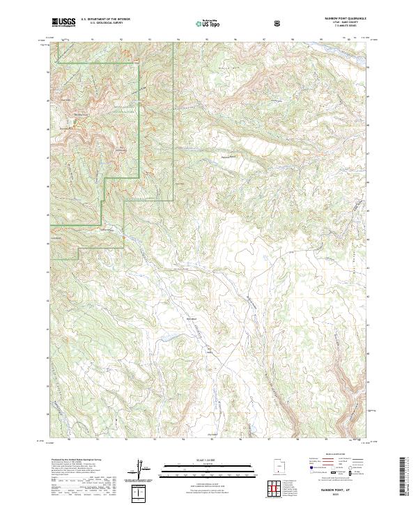 Rainbow Point topographic map thumbnail