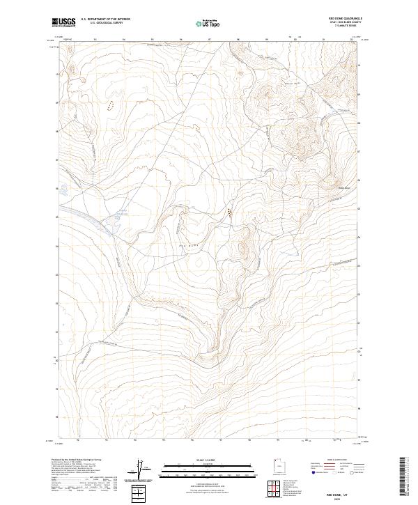 Red Dome topographic map thumbnail