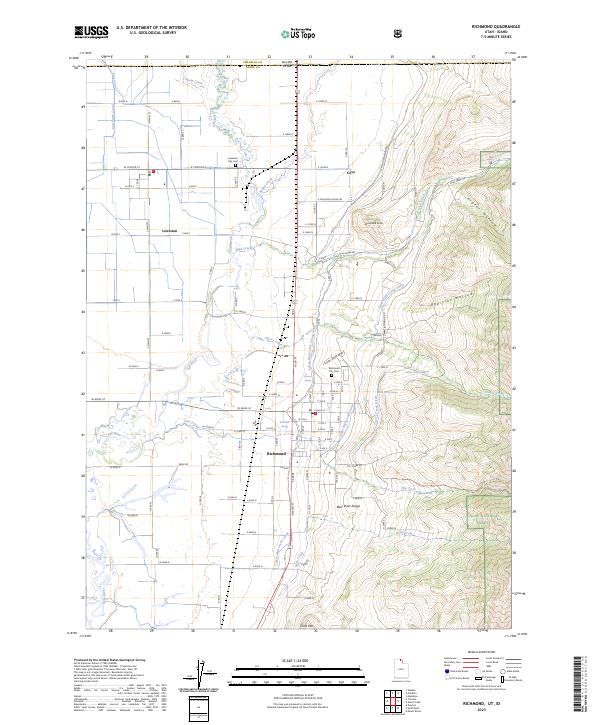 Richmond topographic map thumbnail