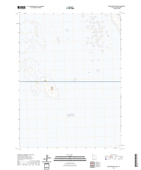 Round Mountain NW 2023 topographic map thumbnail