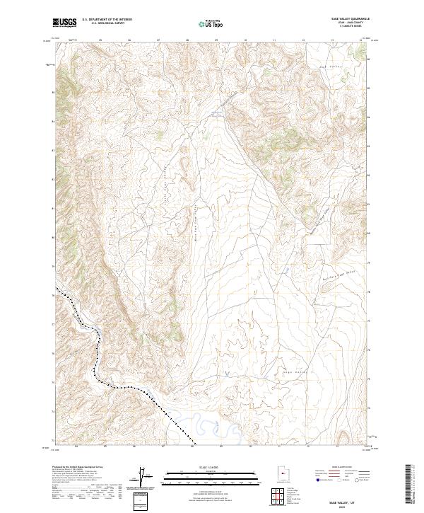 Sage Valley topographic map thumbnail
