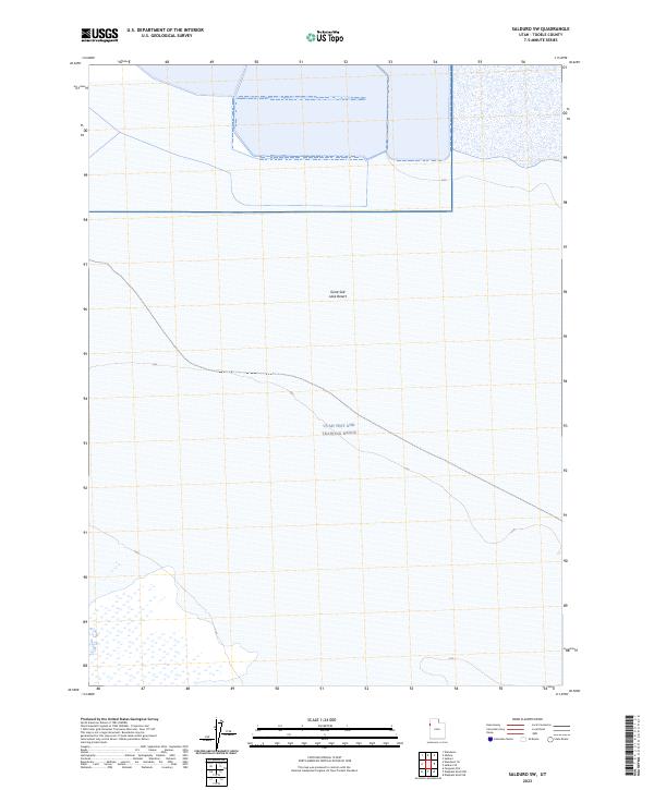 Salduro SW topographic map thumbnail