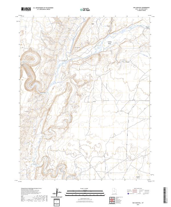San Juan Hill topographic map thumbnail