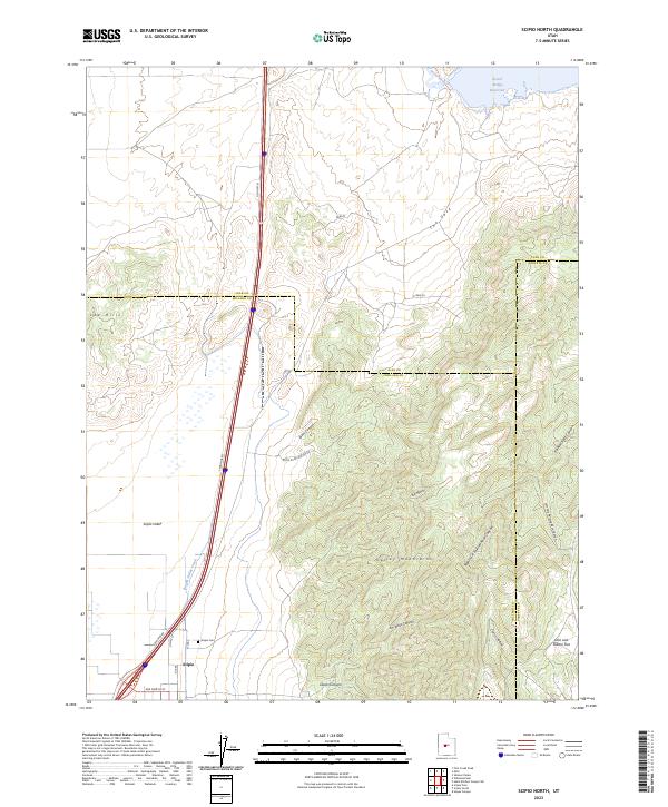 Scipio North topographic map thumbnail