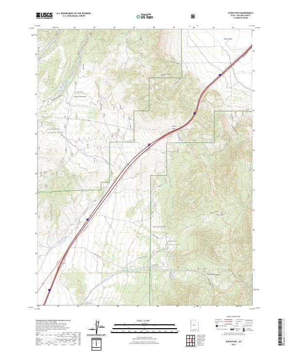 Scipio Pass 2023 topographic map thumbnail