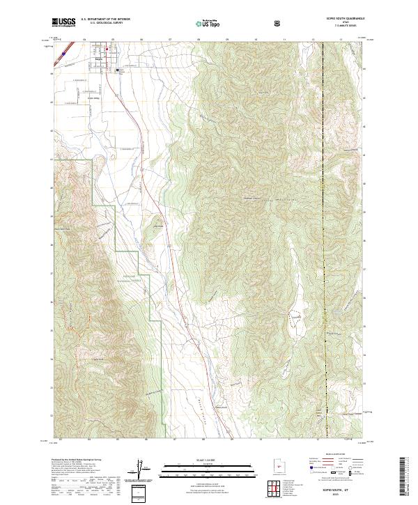 Scipio South 2023 topographic map thumbnail