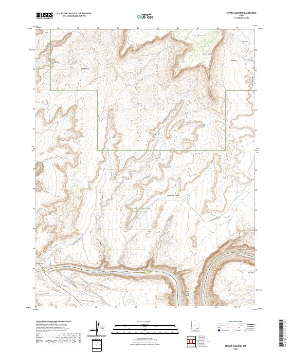 Sewing Machine topographic map thumbnail