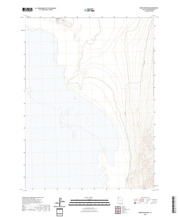 Sheep Mountain topographic map thumbnail