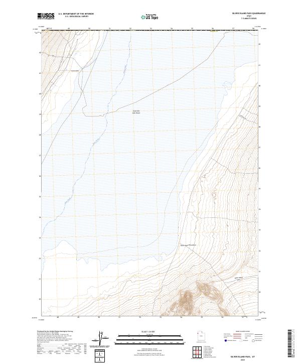 Silver Island Pass topographic map thumbnail