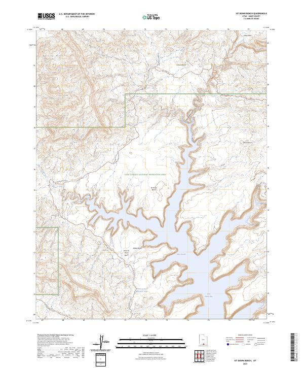Sit Down Bench topographic map thumbnail