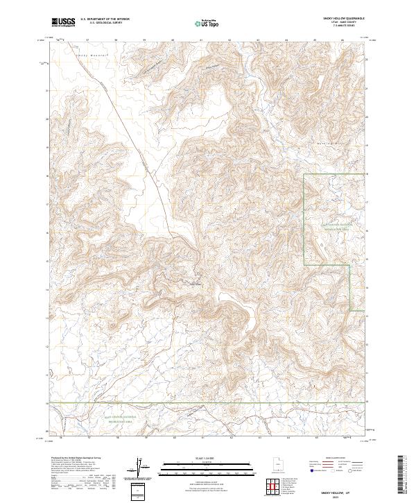 Smoky Hollow topographic map thumbnail