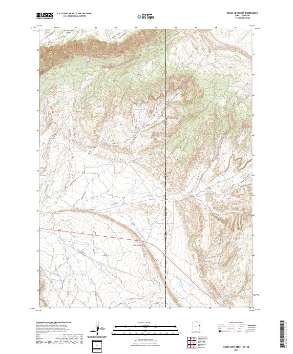 Snake John Reef topographic map thumbnail