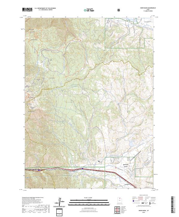Snow Basin 2023 topographic map thumbnail