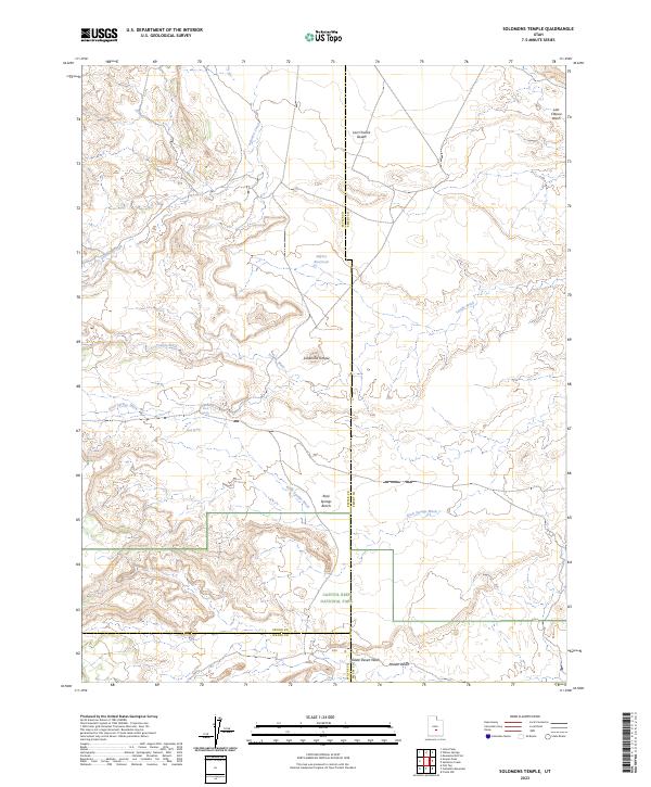 Solomons Temple topographic map thumbnail