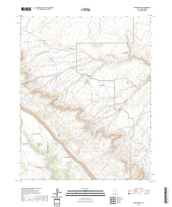 Sooner Bench topographic map thumbnail