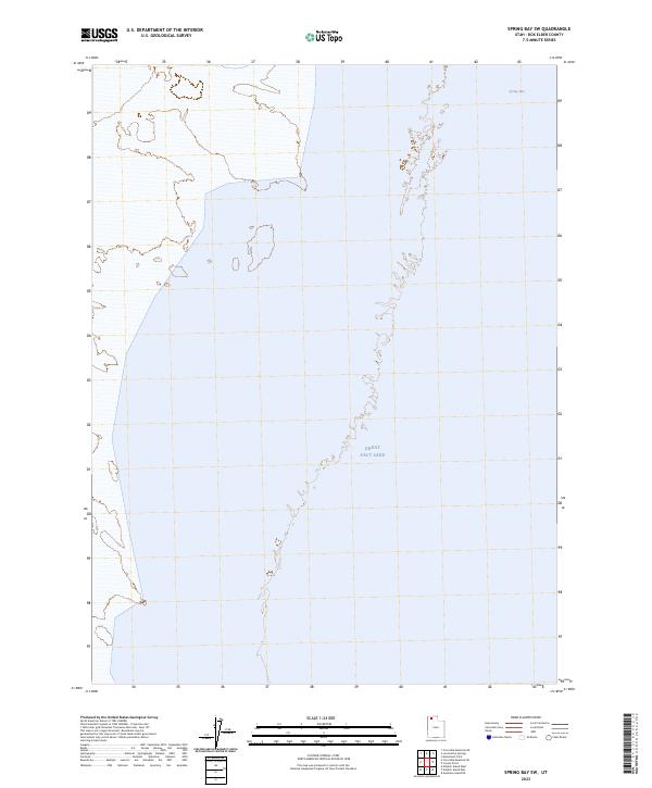Spring Bay SW 2023 topographic map thumbnail