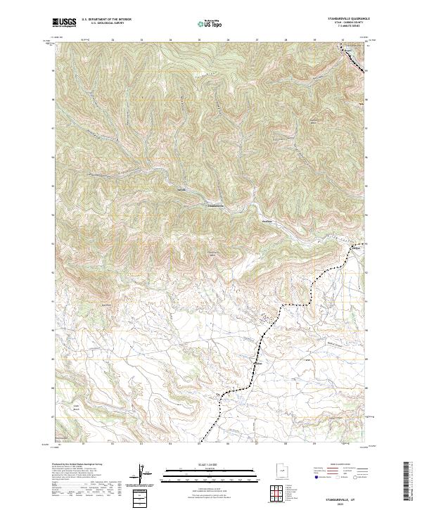 Standardville topographic map thumbnail