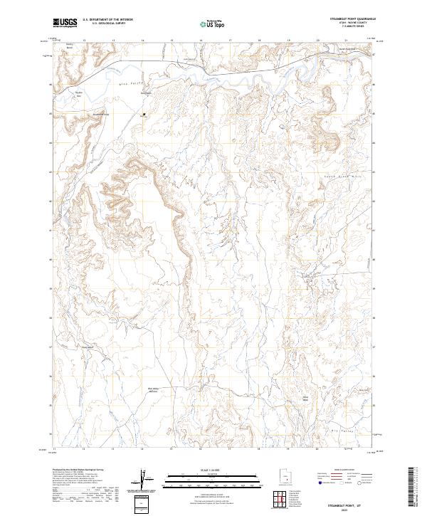 Steamboat Point topographic map thumbnail