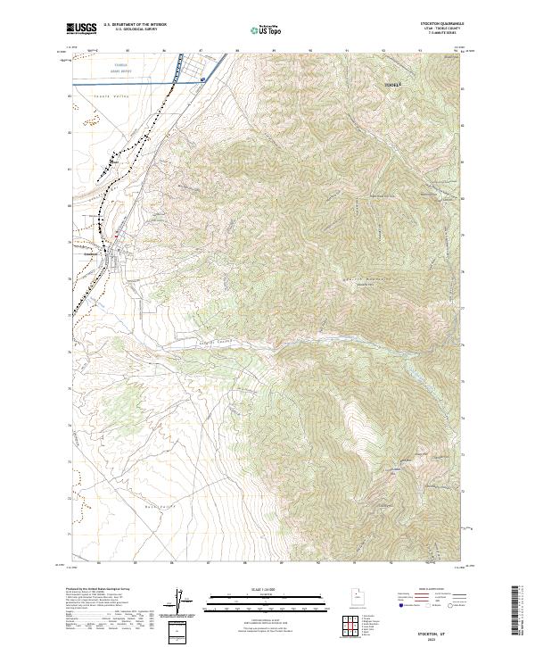 Stockton topographic map thumbnail